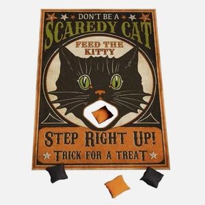 NEW IN BOX Bethany Lowe Halloween Scaredy Cat Bag Toss Game